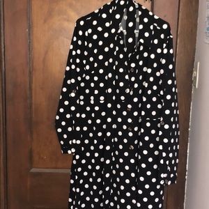 Polka Dot Button Up Dress